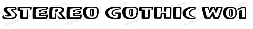 Stereo Gothic W01 75字体转换